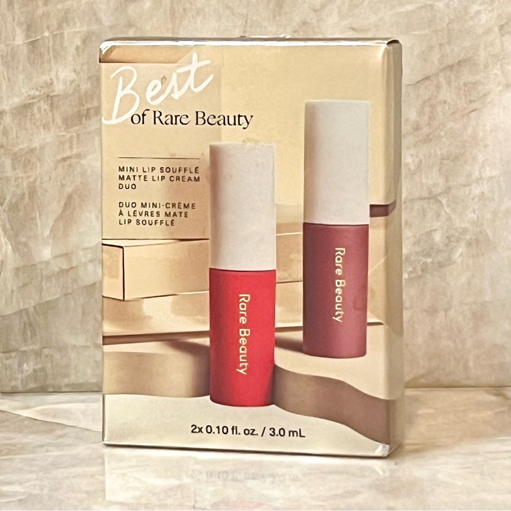 Rare Beauty Mini Lip Souffle Matte Cream Lipstick Duo